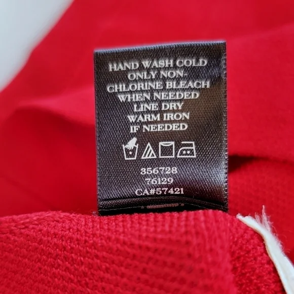 Ann Taylor Red 3/4 Sleeve Scoop Neck Skater Dress Size Medium Petite EUC - Picture 12 of 12